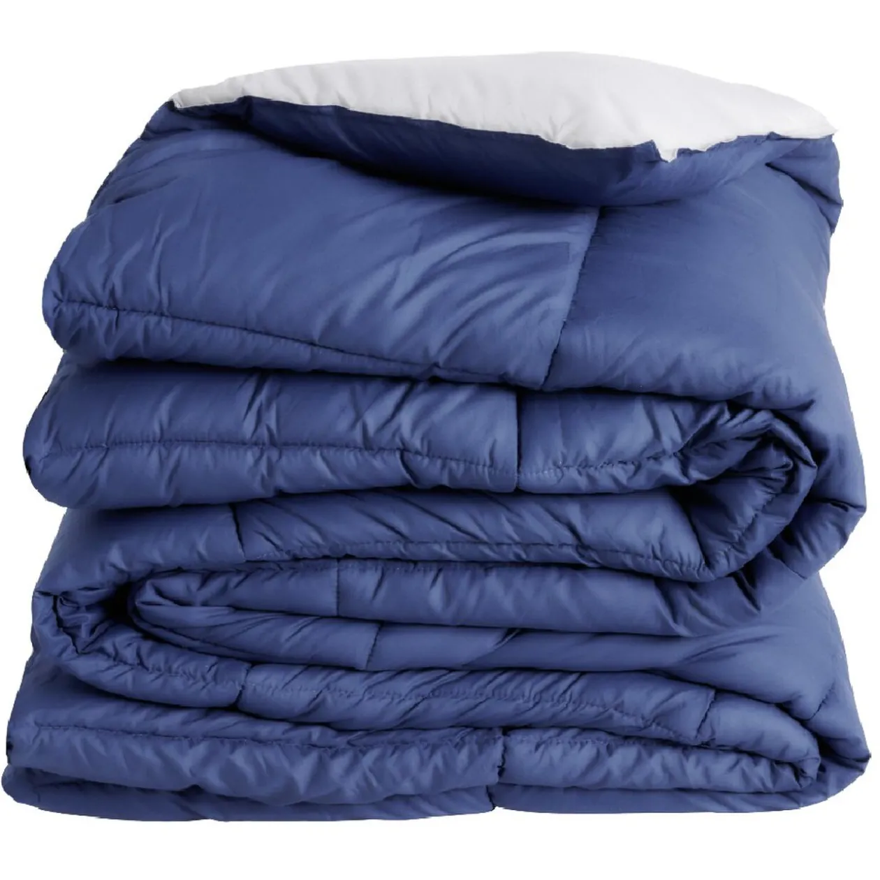 Couette chaude bicolore réversible 2 personnes