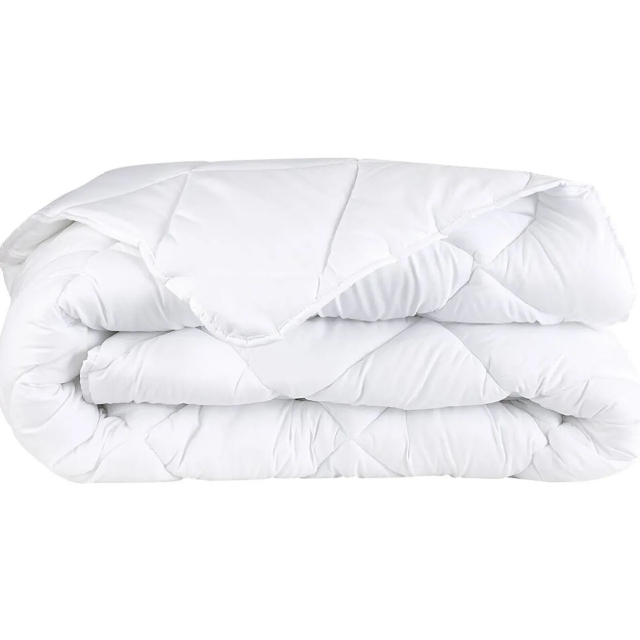 Couette chaude blanche 2 personnes 240 x 260 cm