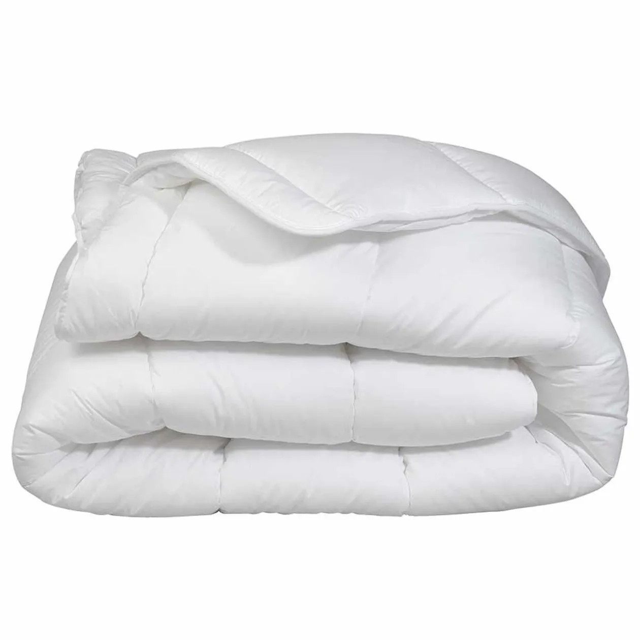 Couette hôtel tempérée embossée blanc uni 2 personnes