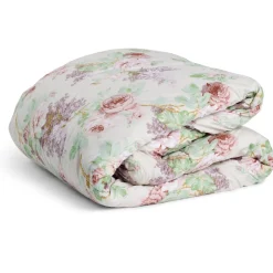 Couette imprimé roses 240x220cm polyester