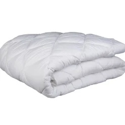 Couette tempérée anti-acarien blanche 140x200cm