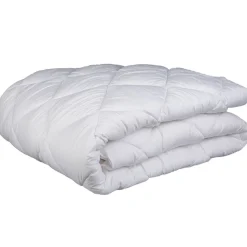 Couette tempérée anti-acarien blanche 200x200cm