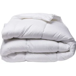 Couette tempérée DODO 2 personnes anti-acariens blanche 240x220cm