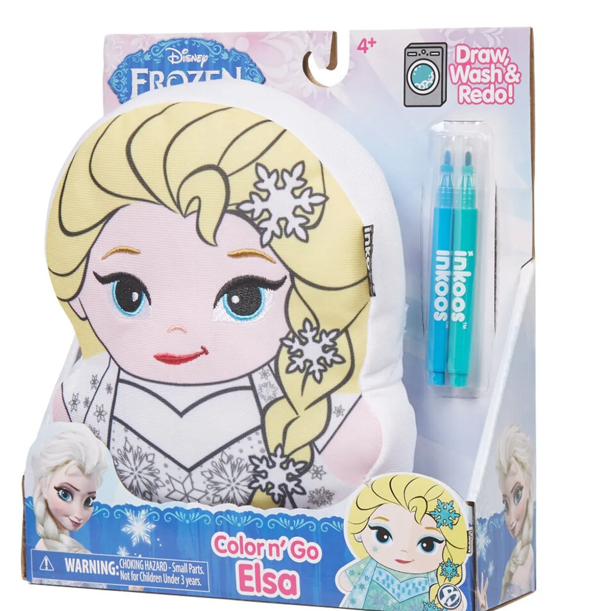 Coussin à colorier Elsa La Reine des neiges