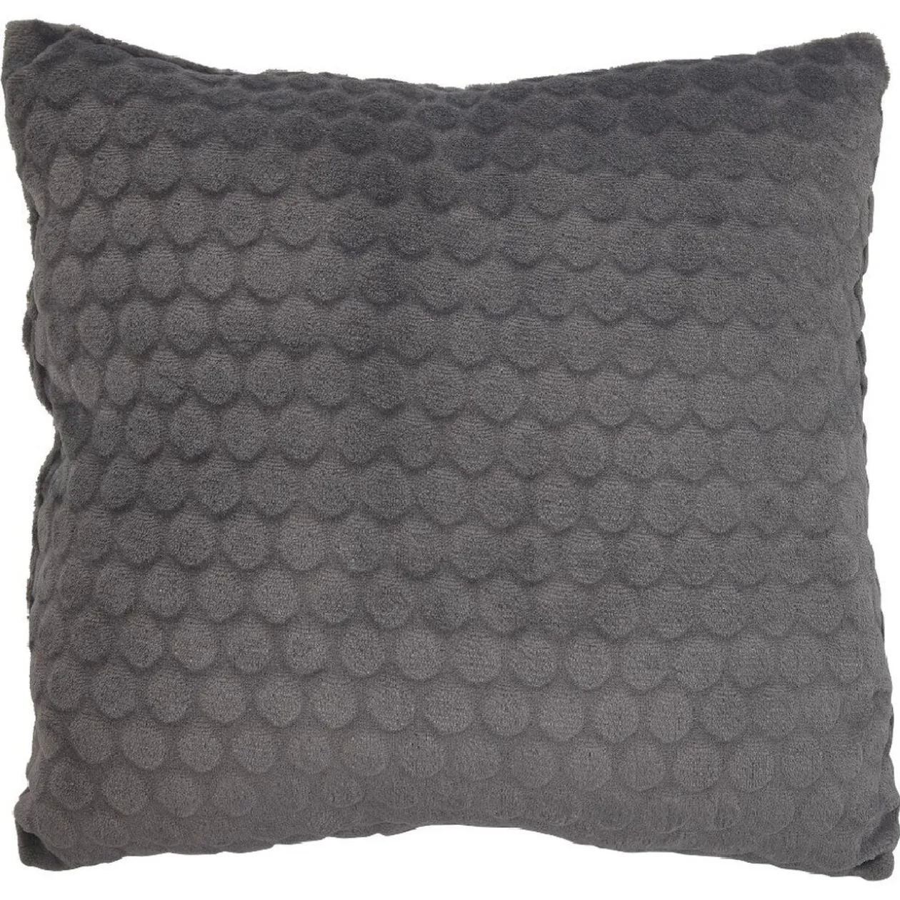 Coussin + plaid motif embossé