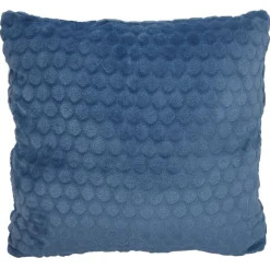 Coussin + plaid motif embossé