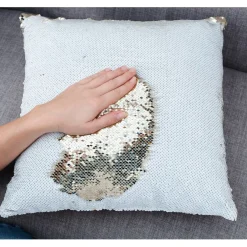 Coussin à sequins