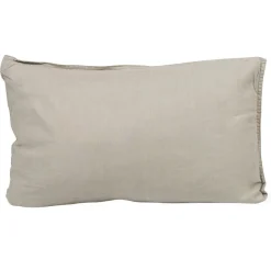 Coussin beige rectangulaire