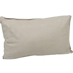Coussin beige rectangulaire