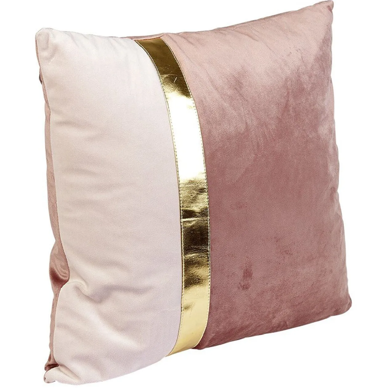 Coussin bicolore gris ou rose