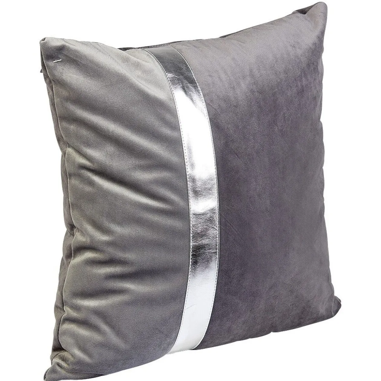 Coussin bicolore gris ou rose