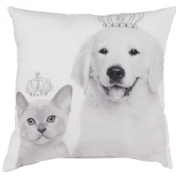 Coussin carré 40 x 40 cm chien chat