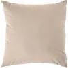 Coussin carré beige 45 x 45 cm