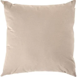Coussin carré beige 45 x 45 cm