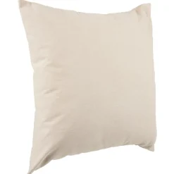 Coussin carré beige 45 x 45 cm