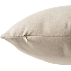 Coussin carré beige 45 x 45 cm