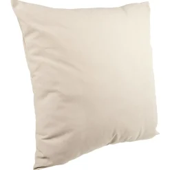 Coussin carré beige 60 x 60 cm