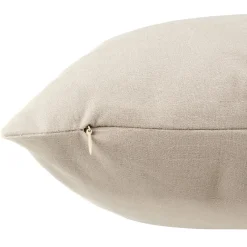 Coussin carré beige 60 x 60 cm