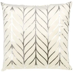 Coussin carré imprimé métallique 40x40 cm