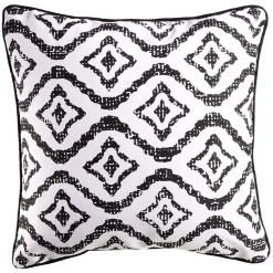 Coussin carré imprimé style ethnique