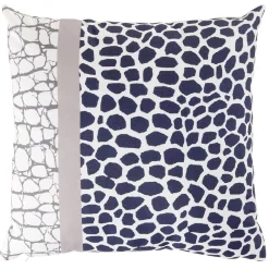 Coussin carré imprimé style jungle 45 x 45 cm