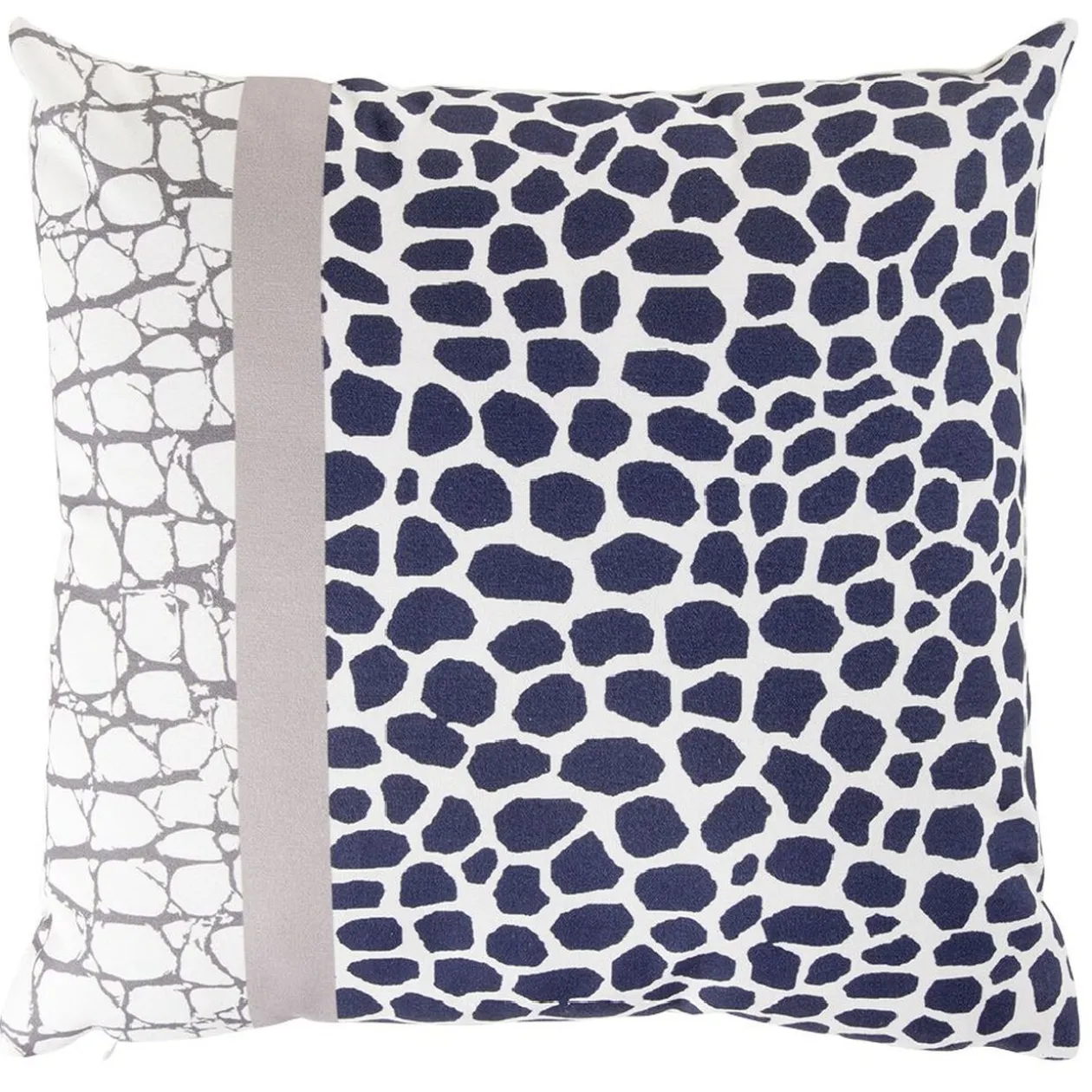 Coussin carré imprimé style jungle 45 x 45 cm