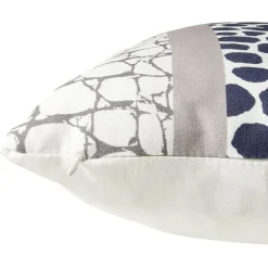 Coussin carré imprimé style jungle 45 x 45 cm