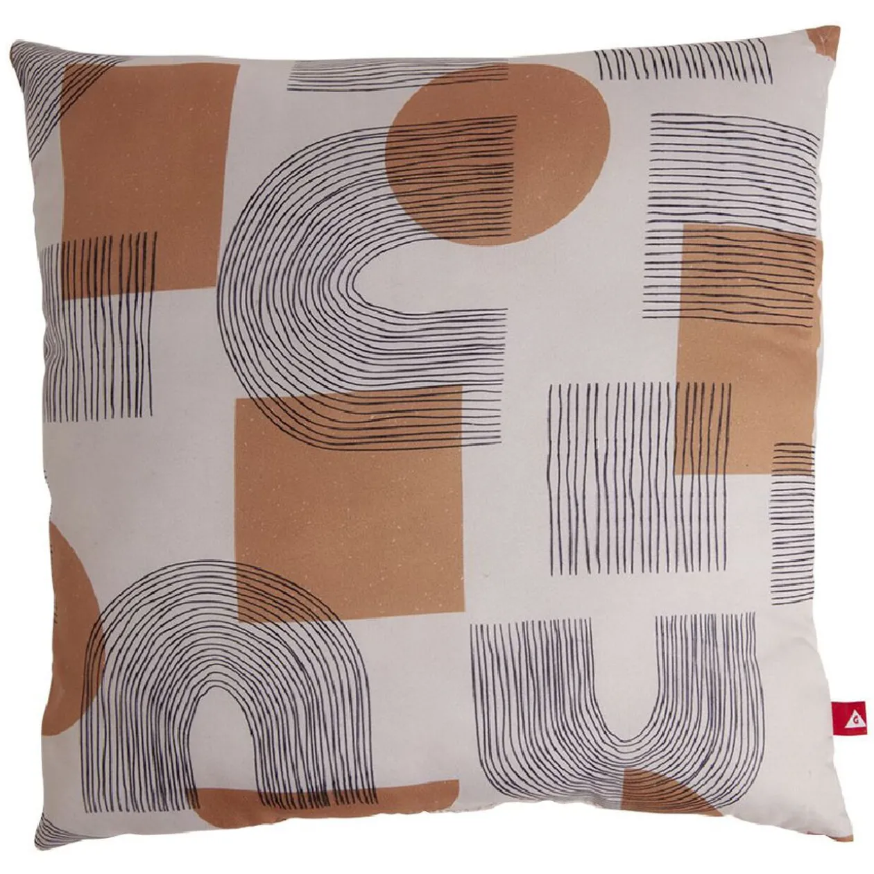 Coussin carré imprimé 38x38 cm