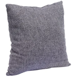 Coussin carré jacquard effet lin 40x40 cm