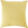 Coussin carré jaune or 60x60cm