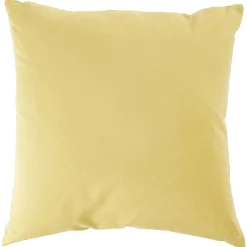 Coussin carré jaune or 60x60cm