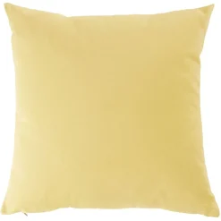 Coussin carré jaune or 45x45cm