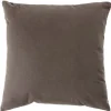 Coussin carré marron chocolat 45x45cm