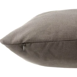 Coussin carré marron chocolat 45x45cm