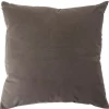 Coussin carré marron chocolat 60x60cm