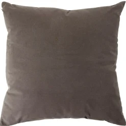 Coussin carré marron chocolat 60x60cm