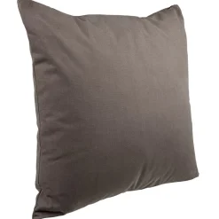 Coussin carré marron chocolat 60x60cm
