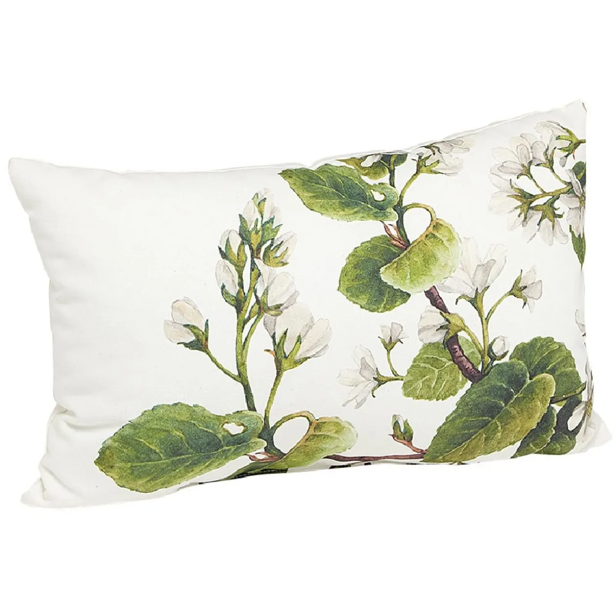 Coussin carré motif cerisier coton