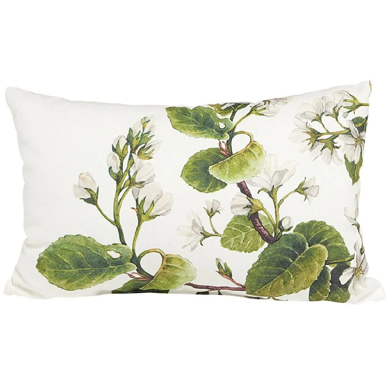 Coussin carré motif cerisier coton