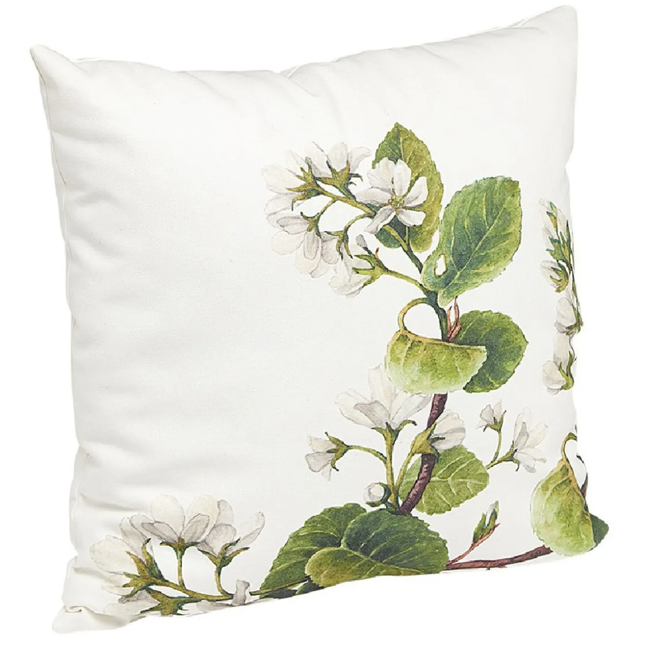 Coussin carré motif cerisier coton