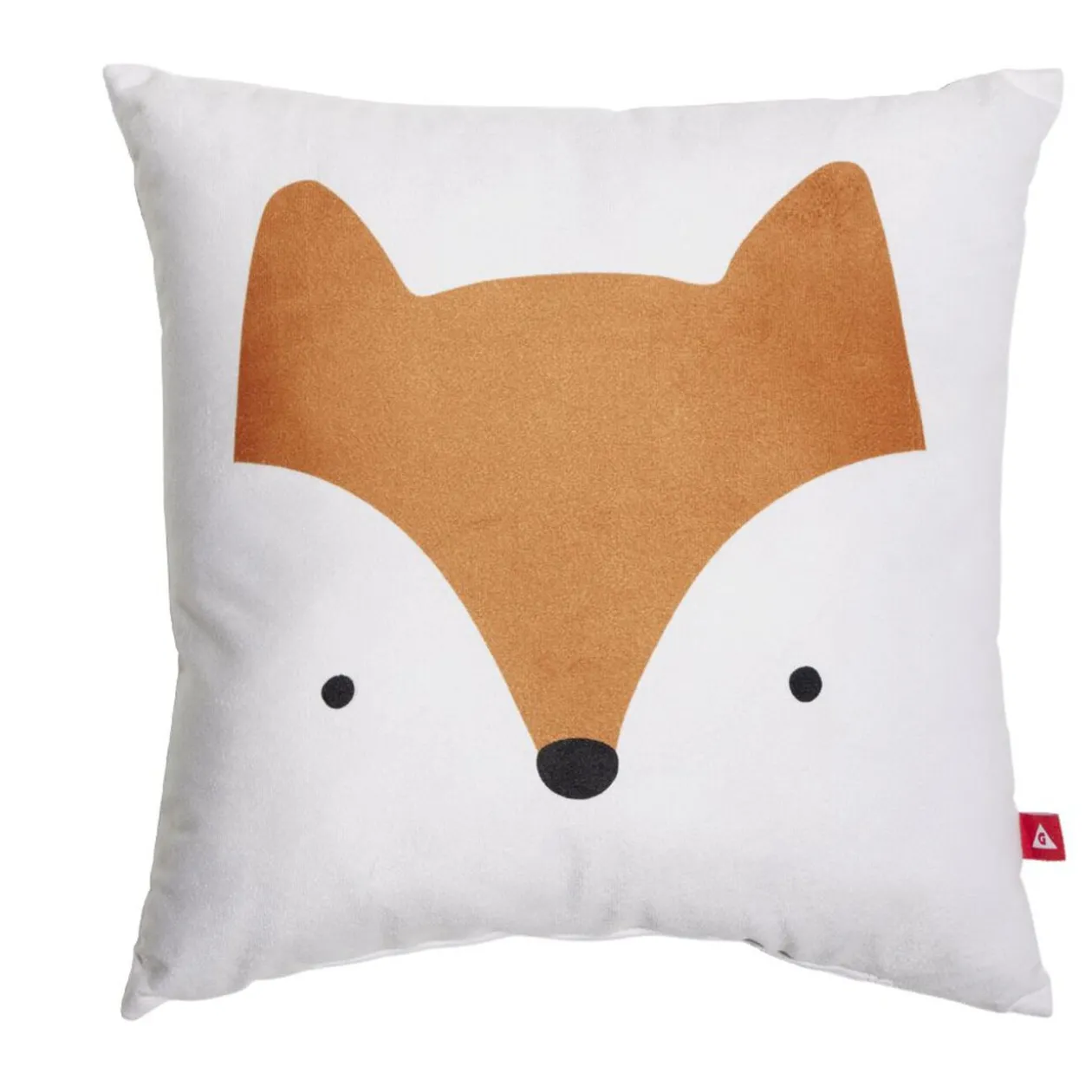 Coussin carré motif renard ou biche 30x30cm