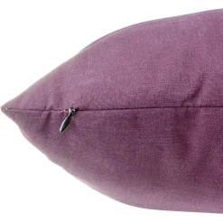 Coussin carré rouge bordeaux 60x60cm