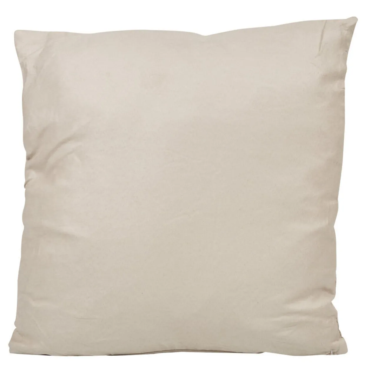 Coussin carré suedine gris