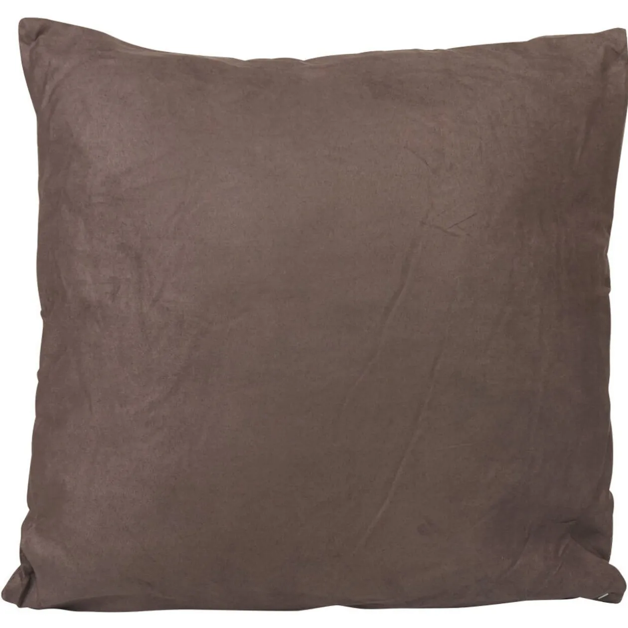 Coussin carré suedine gris anthracite