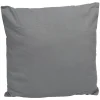 Coussin carré uni gris anthracite