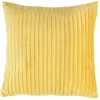 Coussin carré velours avec rayure