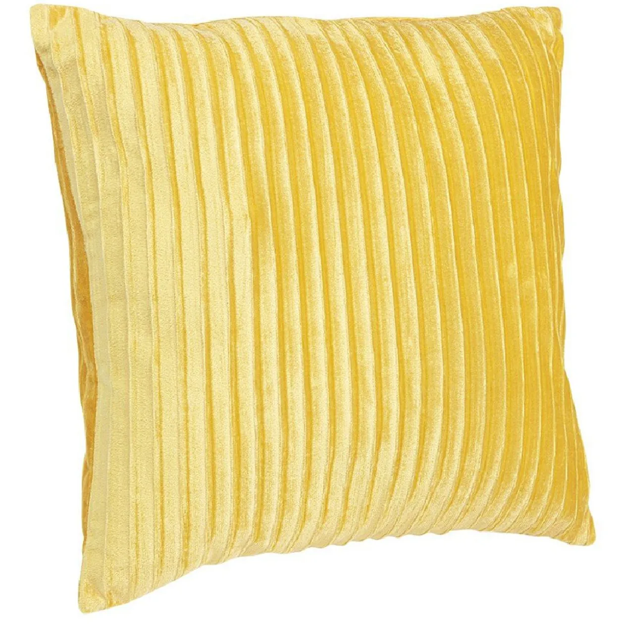 Coussin carré velours avec rayure