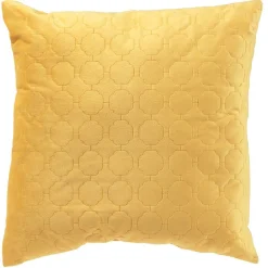 Coussin carré velours pinsonic uni