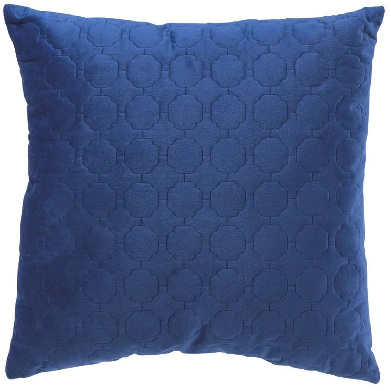 Coussin carré velours pinsonic uni