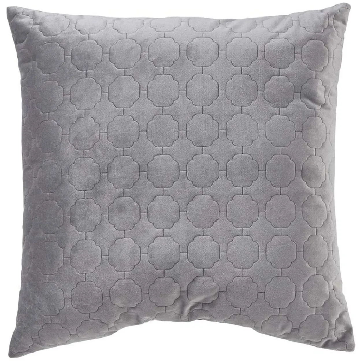 Coussin carré velours pinsonic uni